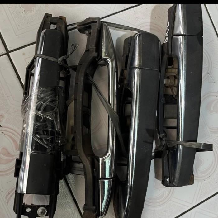 READY STOK list body & handle elegance chrome set w202