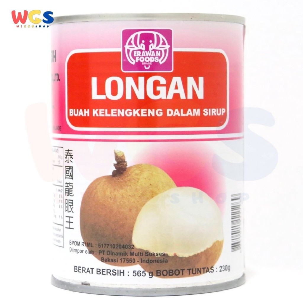 

Erawan Longan dalam Sirup 565g - Kelengkeng Kalengan, Manis & Segar