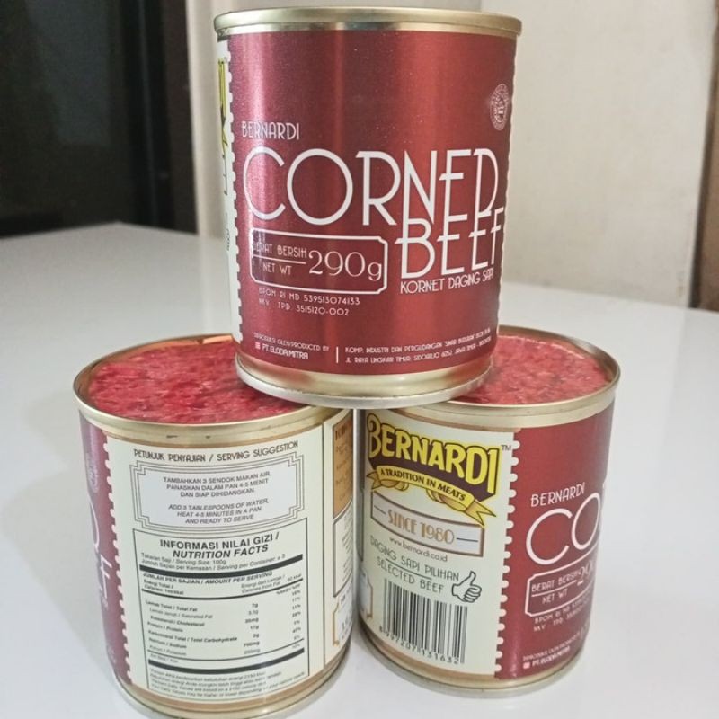 

Bernardi Corned Be 290 gram