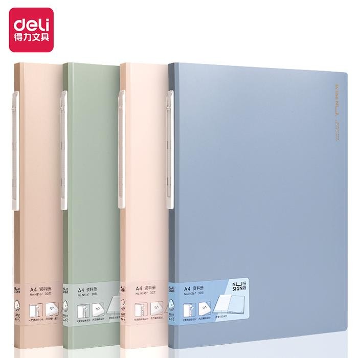 

Nusign Display Book File Map Clear Holder A4 30 40 60 Slot NS16X