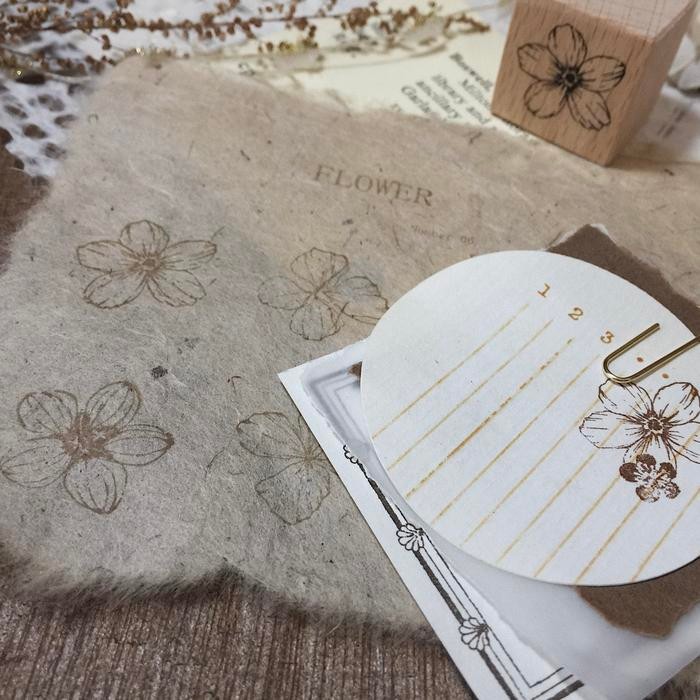 

Tkj - Jeenzaa Zoey Flowers Rubber Stamp Set
