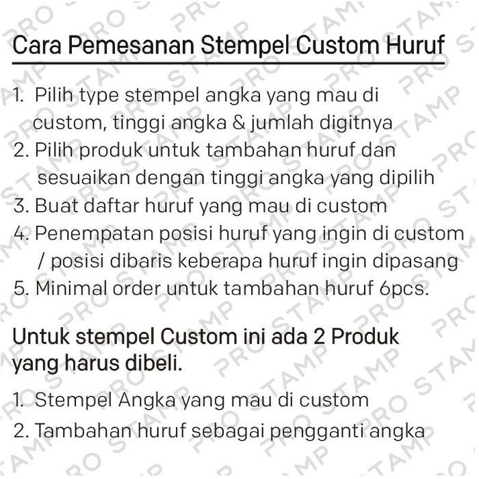 

Tkj - Stempel Manual Angka 6 Digit 12Mm / Trodat 15126