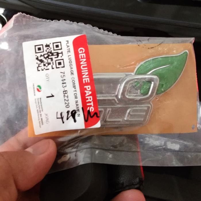 Emblem Tulisan Eco Idle Myvi 2018 Garansi Original Asli