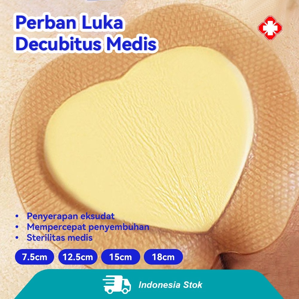 Tahan Air Perban Luka Decubitus Diabetes Sembuh Total Plester Luka Baring Perawatan Pembalut Luka