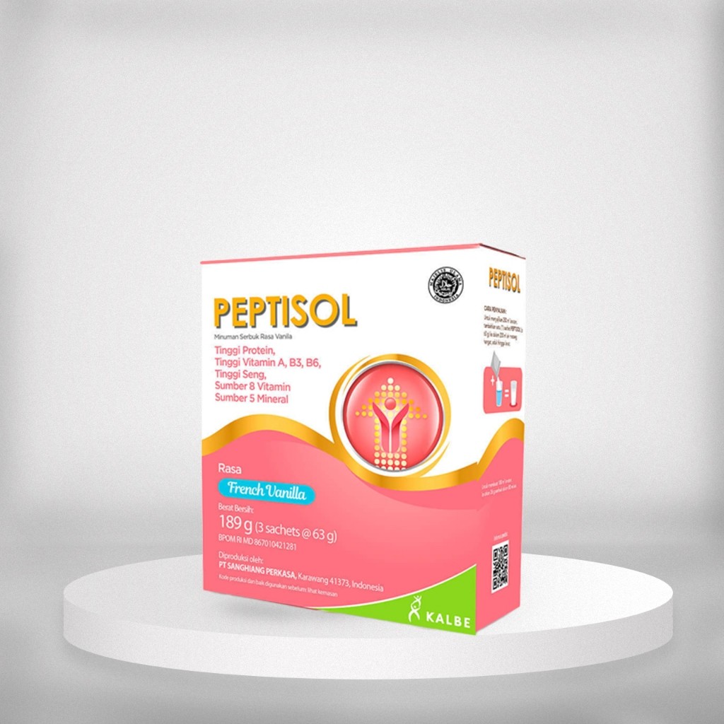 

Bundle 2 Box Peptisol (1 Box isi 3 Sachet) - Susu Tinggi Protein Rendah Residu