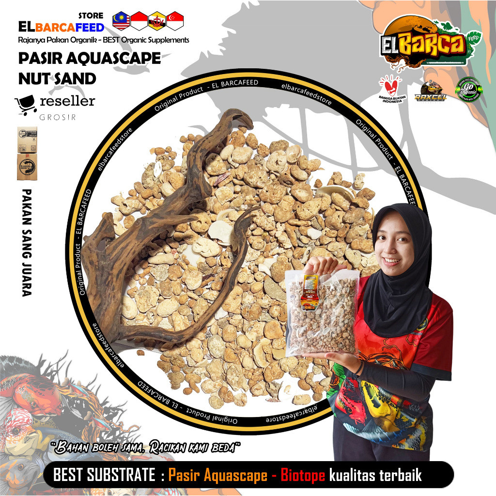 PASIR AQUARIUM SAND AQUASCAPE PREMIUM SUPER HALUS PASIR MALANG TIA NUT MOZA BALI BIOTOPE PALUDARIUM