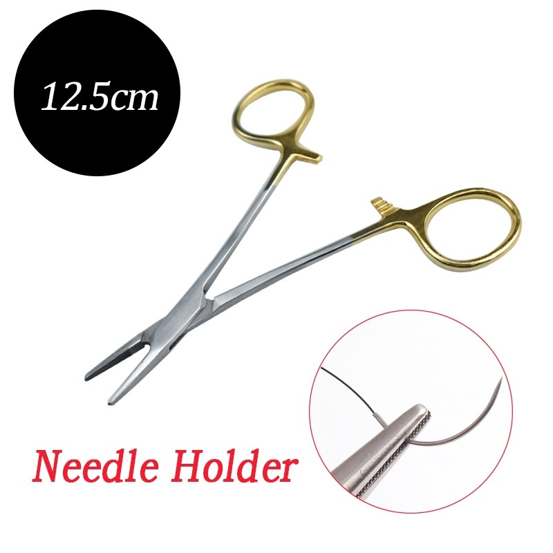 Needle Holder / Nalpuder / Nalpvuder / Klem Jahit/12.5cm Needle Forceps/Dental