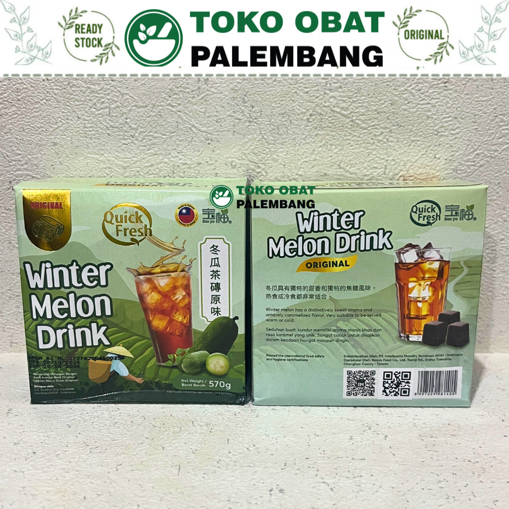 

Csp QUICK FRESH WINTER MELON TEA 570 GR WINTERMELON TEH BUAH KUNDUR TANKWE