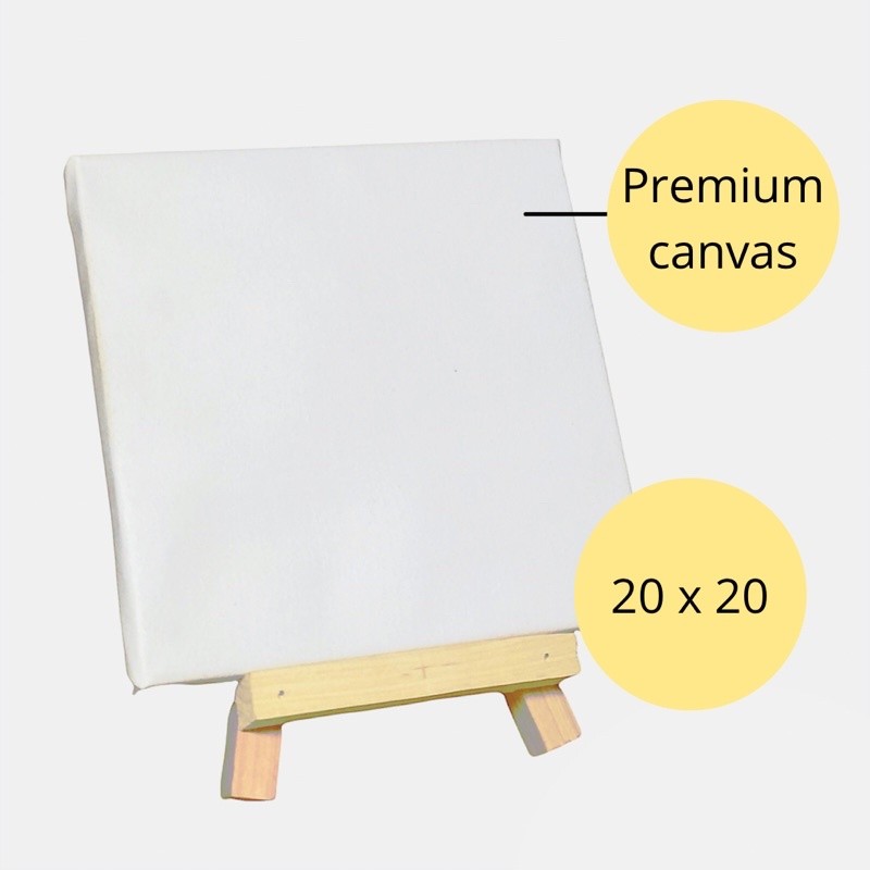 

Kanvas Lukis 20 x 20 Premium [ Kanvas Polos ] The Moon Art