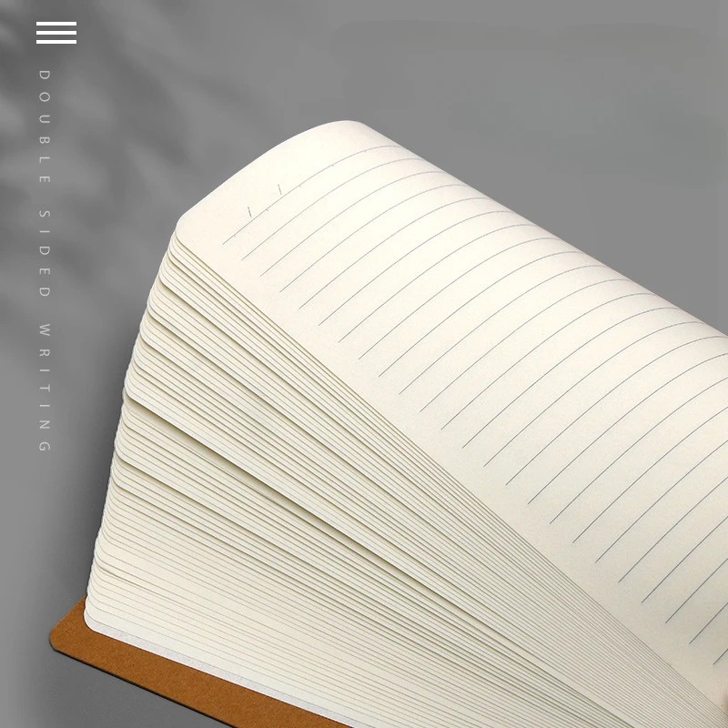

A5 B5 Coil Notebook 120 Pages Spiral Book Diary Kraft Paper Cover Horizontal Line Notepad Stationery