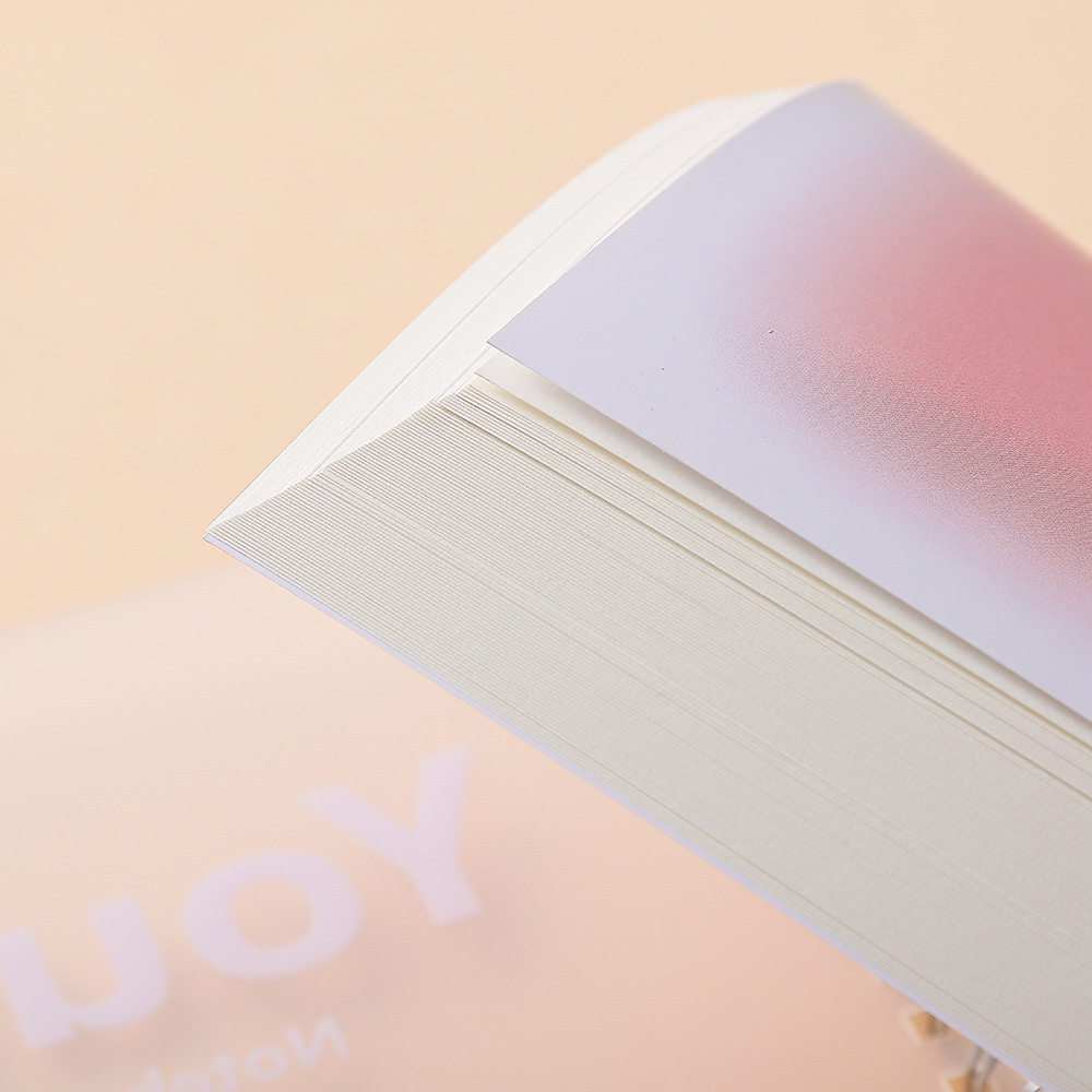 

Pastel Spiral Notebook A6/A5/B5 Sizes Pvc Cover 70 Gsm Lined Paper With Date Field Minimalist