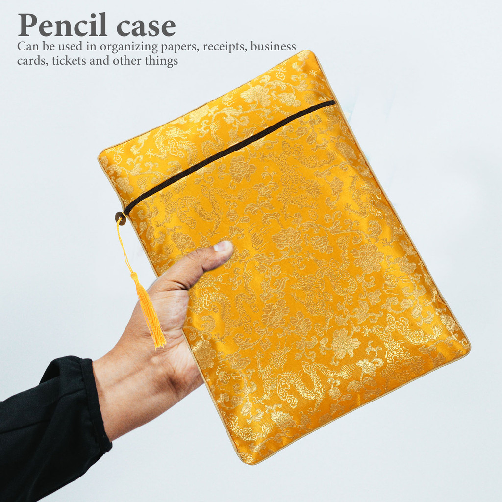 

Pattern Book Storage Bag Large Capacity Pen Ganizer Notebook Cover Pencil Case Decorative Stationery