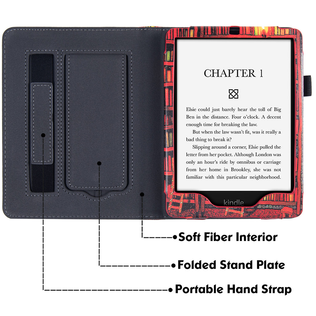 

Stand Case For 6.8" Kindle Paperwhite (11Th Gen - 2021) / Paperwhite Signature Edition E-Reader With