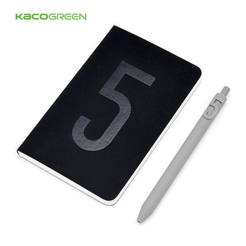 

Kaco A6 Notebook Letter Pen 0.5Mm Black Ink Kacogreen Letter Storage Cover Portable Journal Planner