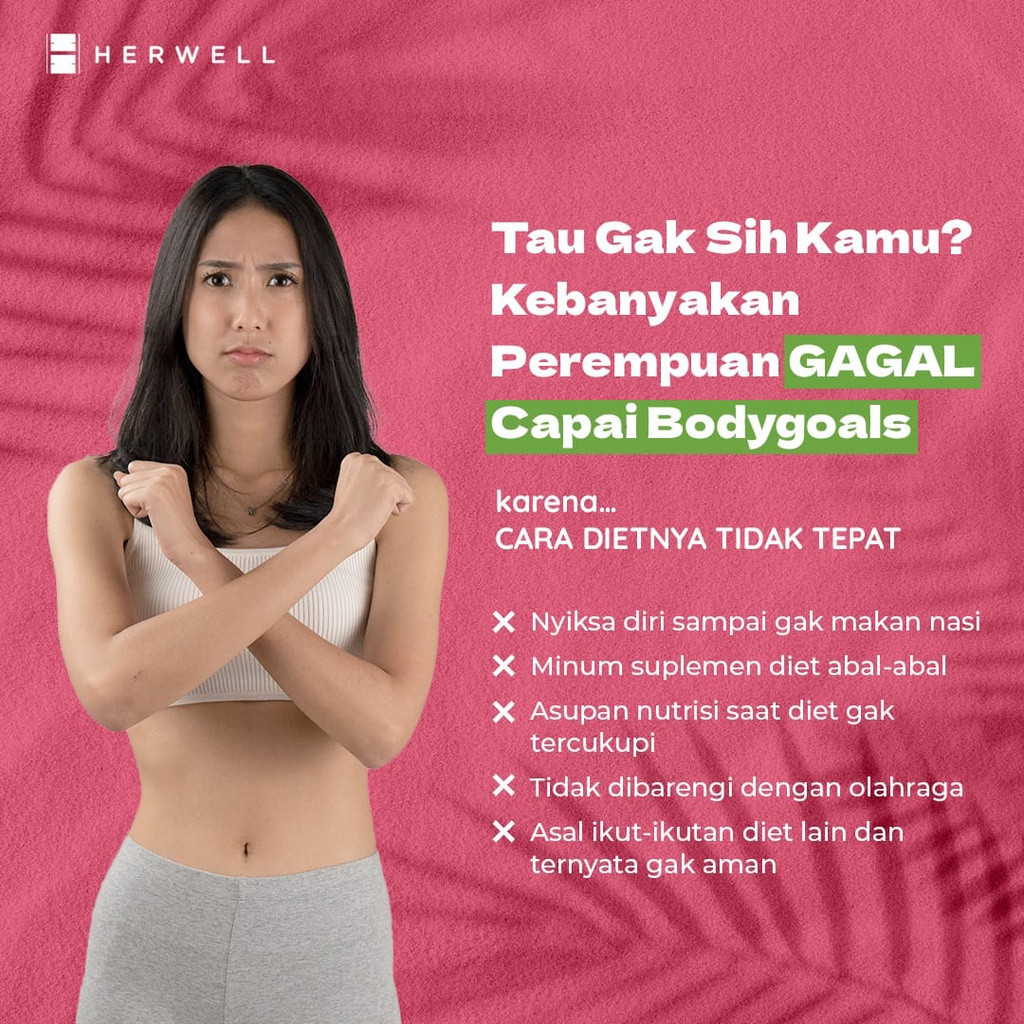 Herwell Herslim - Susu Coklat Untuk Diet/Susu/Coklat/Meal Replacement/Minuman Diet/Penurun Berat
