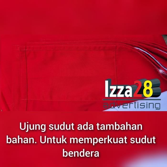

Flagers - Bendera Merah Putih Bahan Drill Uk 120 X 180 Cm