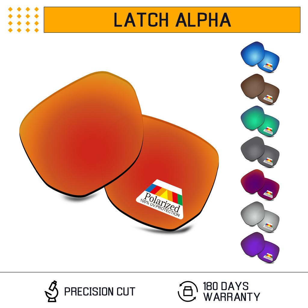 Bwake Polarized Replacement Lenses For-Oakley Latch Alpha Oo4128 Sunglasses Frame - Multiple Options