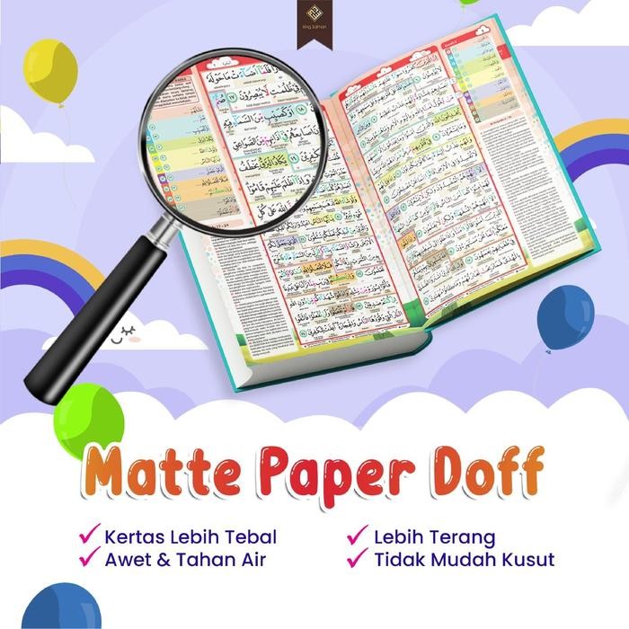 Al Quran Anak Terjemah Alquran Custom Nama King Salman Junior A5 Gratisongkir