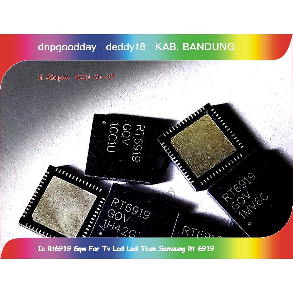 RB2233 Ic Rt6919 Gqw For Tv Lcd Led Tcon Sams ung Rt 6919