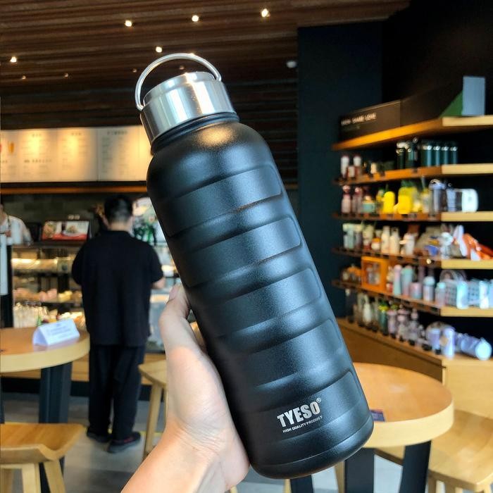 Botol Minum Tyeso Stainless Tumbler Tyeso Premium Termos Tyeso 1000 Ml -Gratisongkir