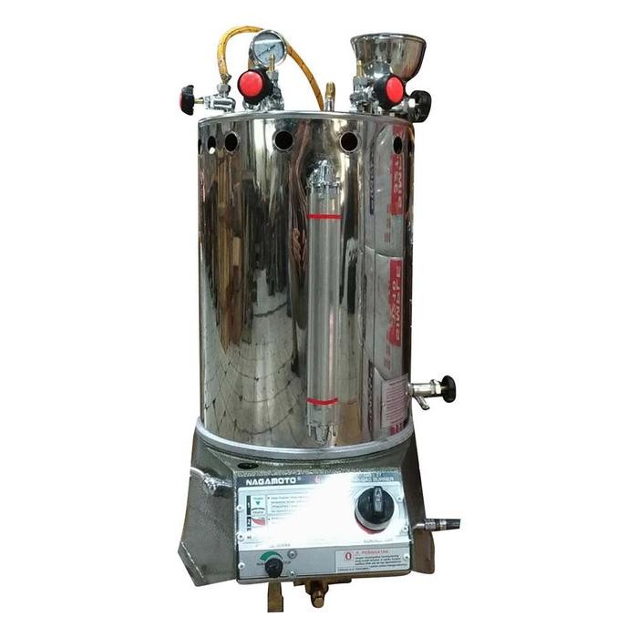 Setrika Uap Gas Boiler Nagamoto Kapasitas 25 Liter
