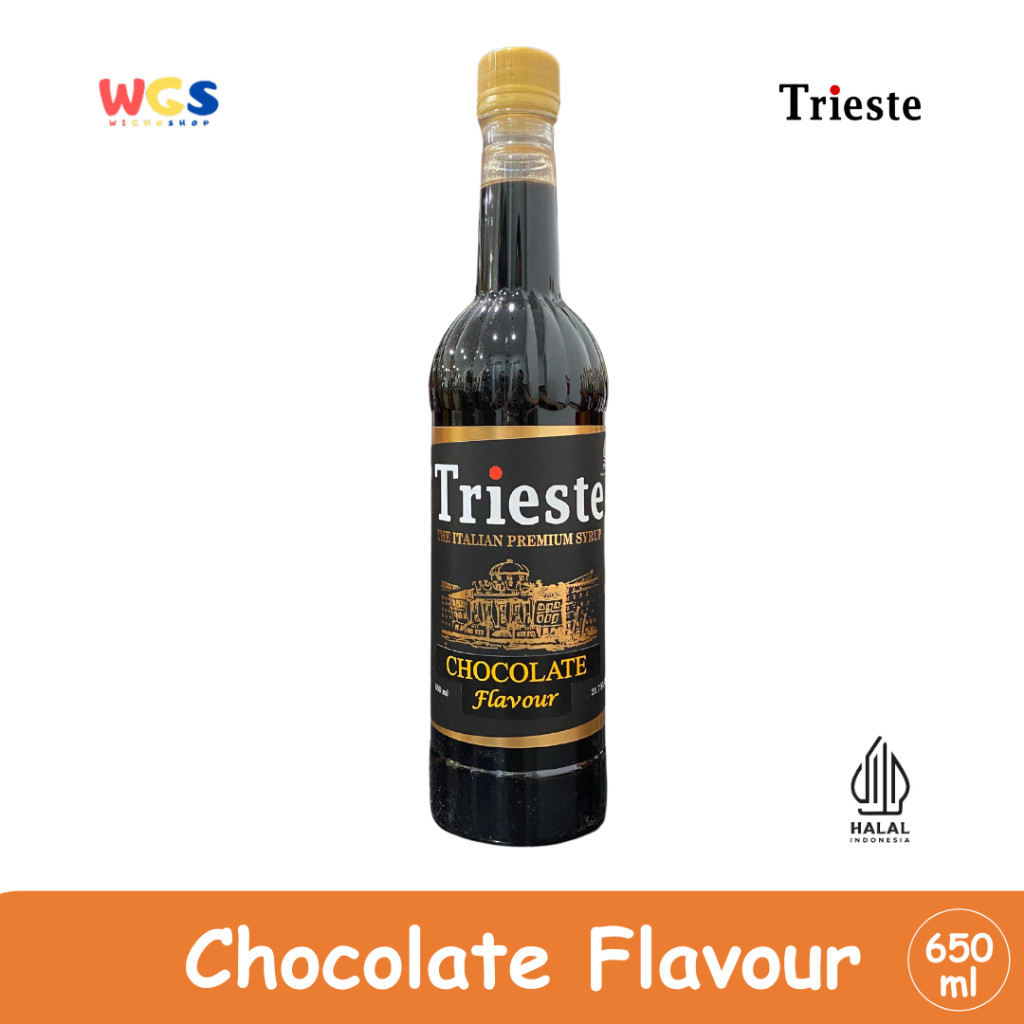 

READYY! Trieste Chocolate Flavour Syrup Premium 650ml Sirup Rasa Coklat untuk Kopi, Minuman Kekinian