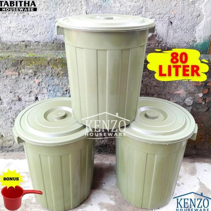 Ember 80 Liter Plastik Gentong bak air mandi air Plastik Cuci Murah