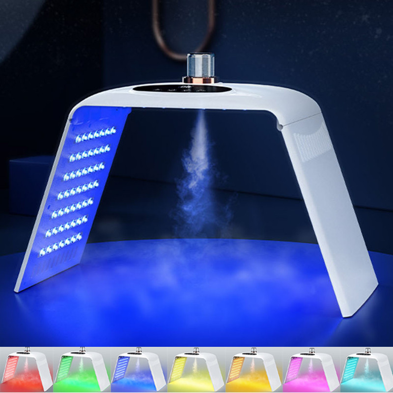 NEW NEW Foldable LED Mask 7 Colors PDT Cold Nano Water Supplement Spray Spectrometer Beauty Tools Fa