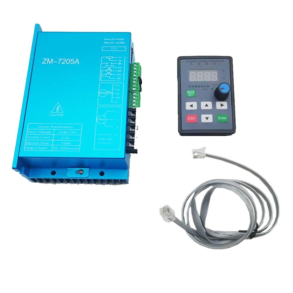 NEW 310V High Voltage High Power DC Brushless Motor Driver 220V AC Max. 5A 1100W BLDC With Handheld 