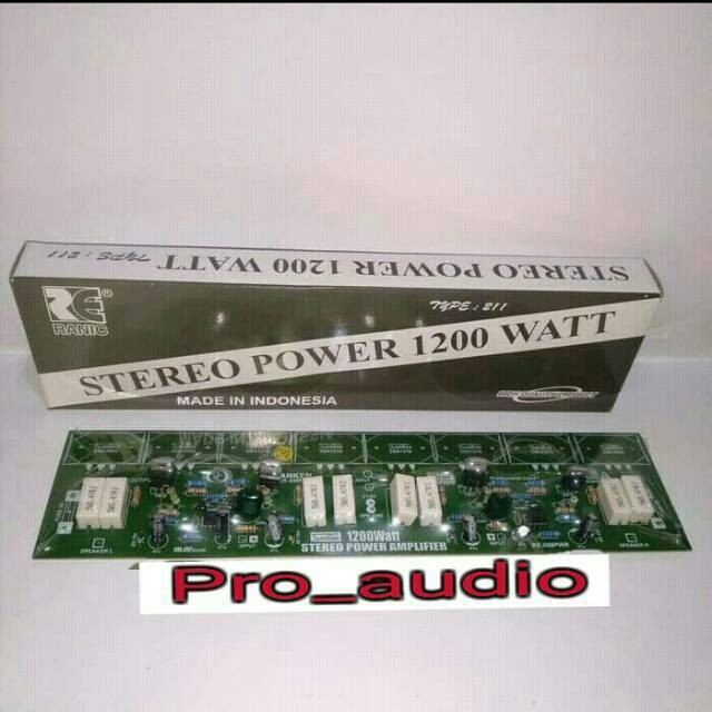 RB2233 Kit Driver Power Stereo 1200watt