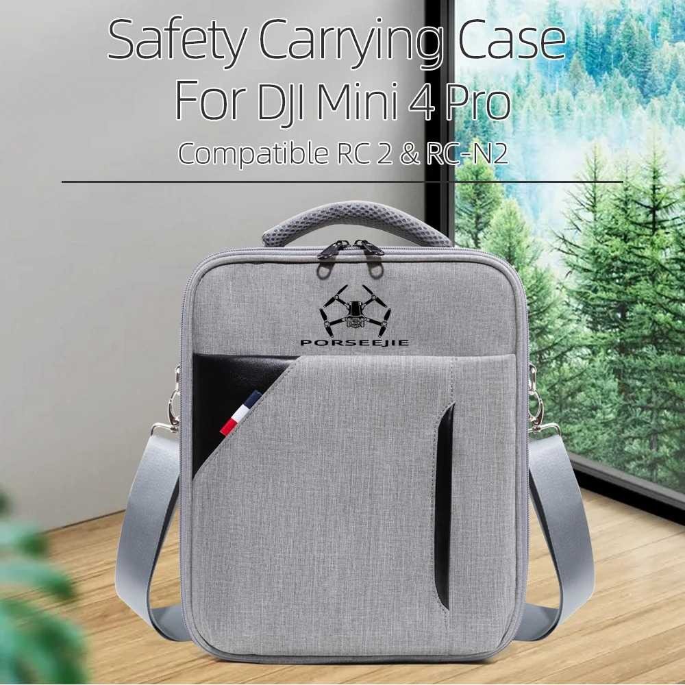 

Tas Bahu Penyimpanan Pelindung Drone DJI Mini 4 Pro DJI Mini 4 Pro Drone Protective Storage Shoulder Bag Warna Gray