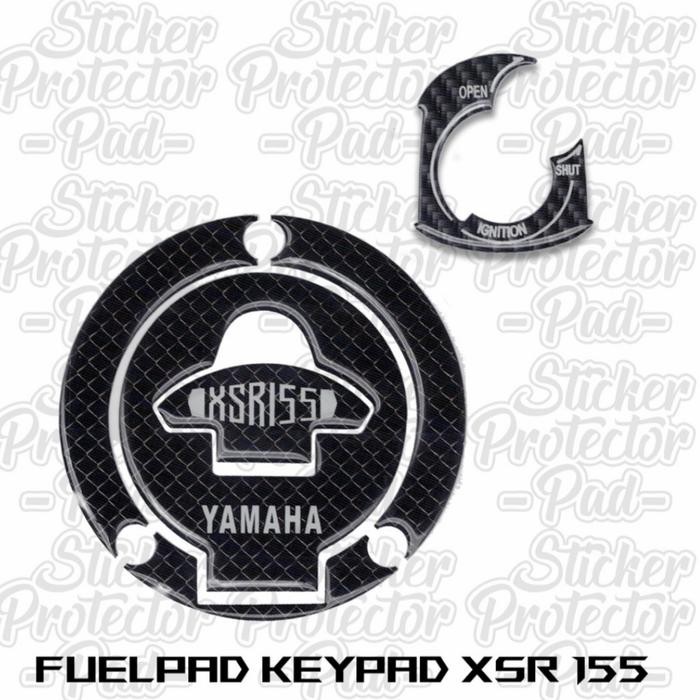 PREMIUM Sticker tutup tangki kunci kontak yamaha xsr155 xsr 155 timbul