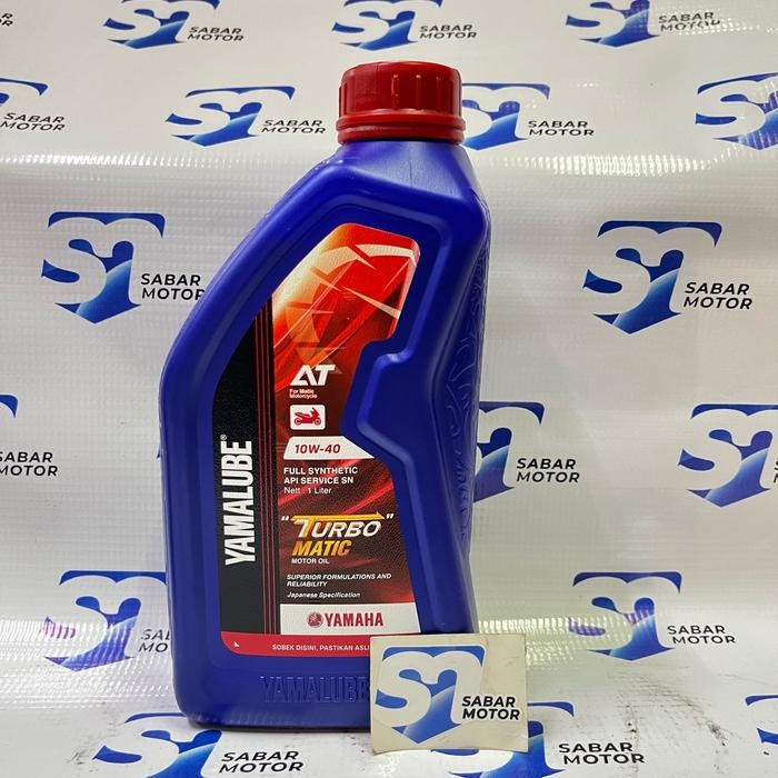PREMIUM Oli Yamalube Turbo Matic / Oli Mesin Nmax - Xmax - Lexi - LX155 - Oli mesin yamalube Turbo