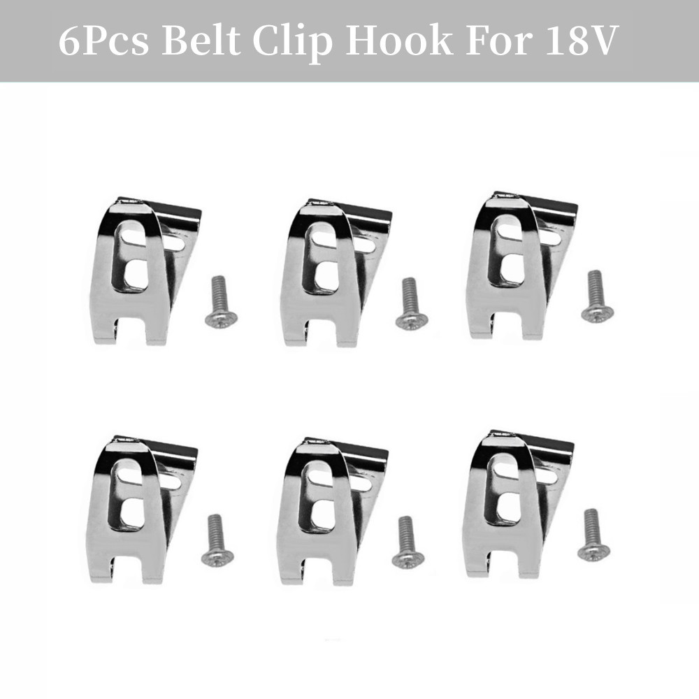 6 Buah Kait Klip Sabuk untuk Makita 18V LXT Bor Tanpa Kabel Impact Driver Alat Listrik Kunci Pas Dri
