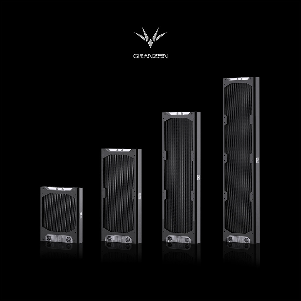 Bykski Granzon GH120/240/360/480Mm, Radiator Baris Pendingin Air, Tipis 30Mm, Radiator Pendingin Air