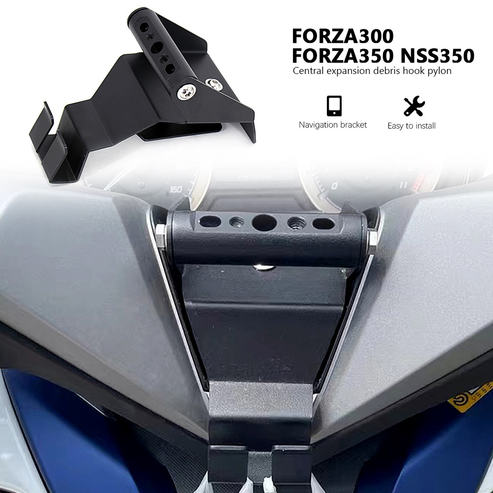Aksesori Motor Braket GPS Ponsel Braket Gantungan Kait Kemegahan Dalam Satu untuk Honda Forza FORZA 