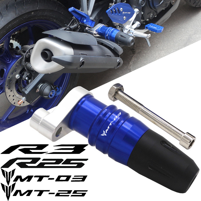 Pelindung Tubuh Slider Knalpot Bantalan Tabrakan Sepeda Motor untuk YAMAHA YZF R3 R25 YZF-R3 MT-03 M
