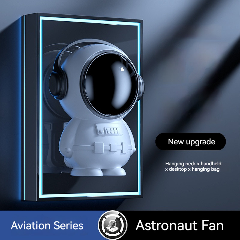 Astronaut Neck Hanging Fan, Handheld Portable Small Fan, Usb Charging