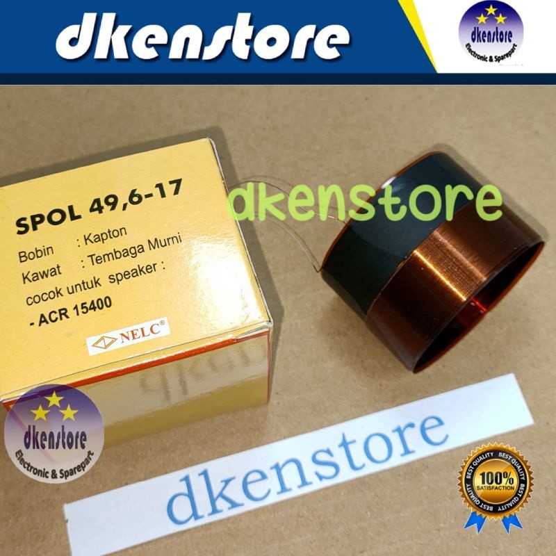 RB2233 Spool speaker Nelc 49.6mm Spul spiker ACR 15400 ACR15400