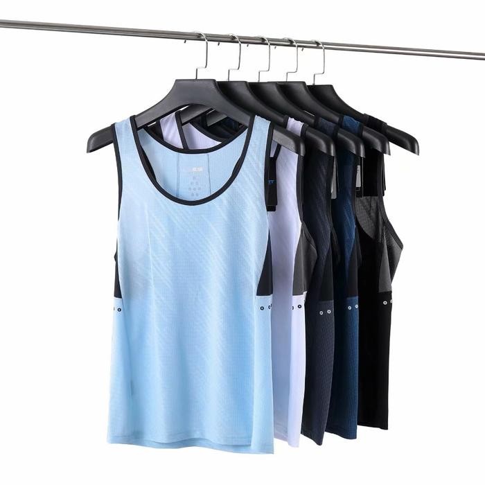 New Kamb Kaos Singlet Pria Dry Fit Gym Running Tanktop Olahraga Pakaian Outdoor Sport Original