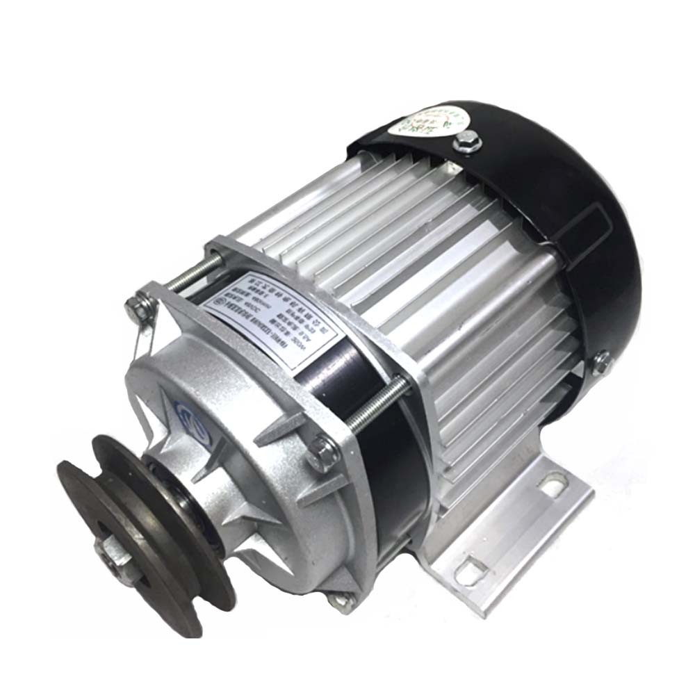 Motor DC Tanpa Sikat Katrol Sabuk 350W 500W 650W 750W DC 48V / 60V, Motor Sepeda Listrik, BLDC. BM14