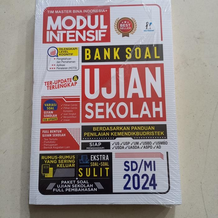 

BUKU ORIGINAL MODUL INTENSIF BANK SOAL UJIAN SEKOLAH SD MI 2024 TIM