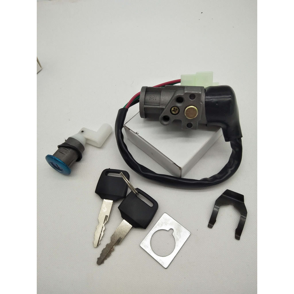 A514 Kunci Tempat Duduk Sakelar Pengapian 4 Jalur Sepeda Motor untuk Dayang 90 100 110 CH125 Spacy 1