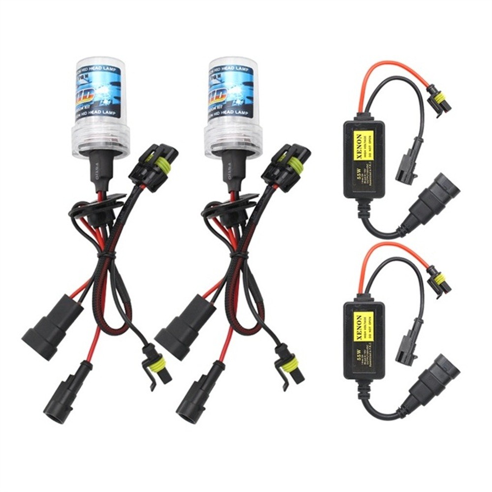 H1 H3 H7 H11 9005 9006 HID Xenon Bohlam Lampu Depan Mobil Kit 35W 55W 4300K ​​6000K 8000K 12000K 12V