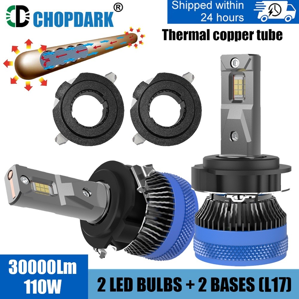 LED H7 Bohlam Lampu Depan LED Mobil dan Penahan Adaptor Basis untuk Mercedes-benz E Class B Seri Fab