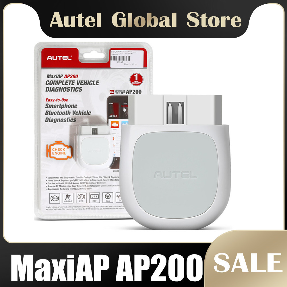 Autel AP200 MaxiAP AP200 Alat Diagnostik Sistem Lengkap Pembaca Kode Lampu Mesin Periksa untuk Pengr