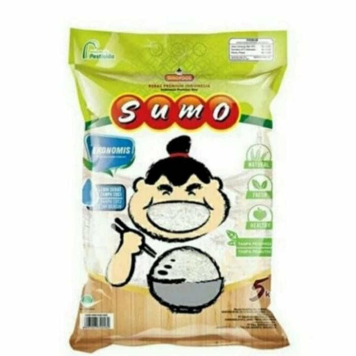 

beras sumo 5 kg kemasan hijau beras sumo hijau 5kg