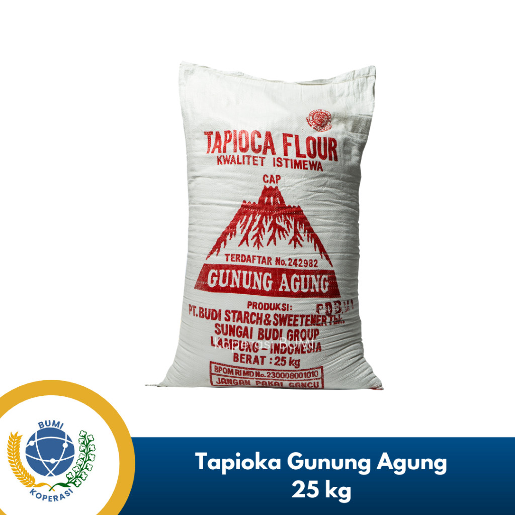 

SANS Tepung Tapioka Aci Gunung 25 Kg Ekstrak Singkong