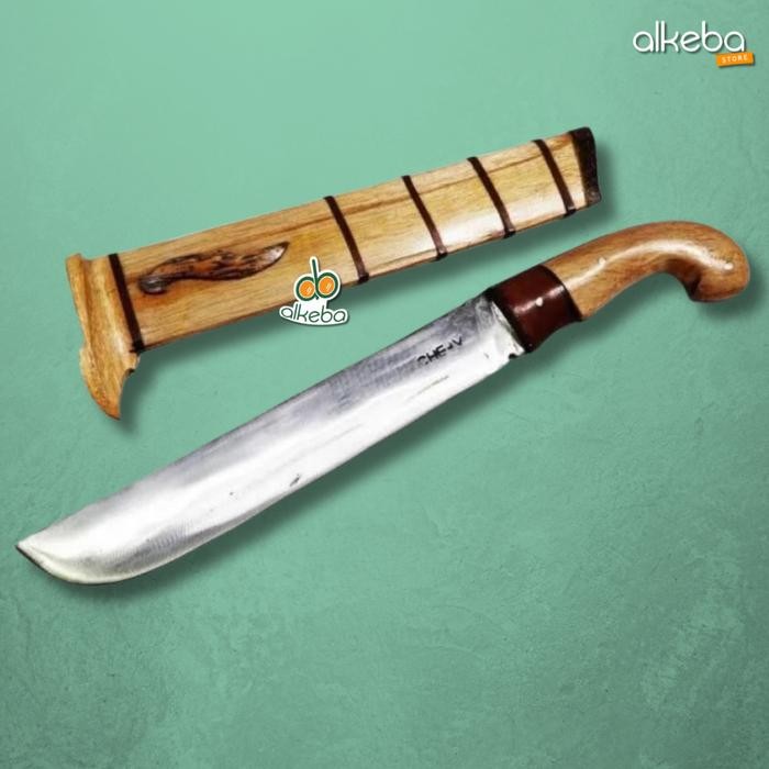 Terbaru Golok Baja Sarung Kayu Kuat Tajam / Bedog