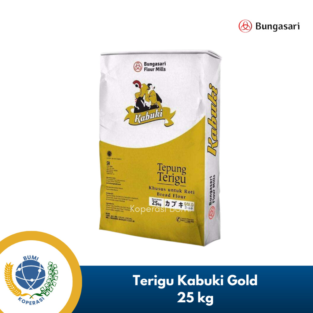 

SANS Tepung Terigu Bungasari Kabuki Gold 25 Kg